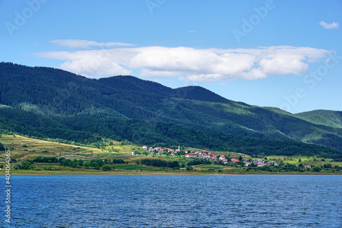 Beautiful view from Dospat reservoir in Bulgaria