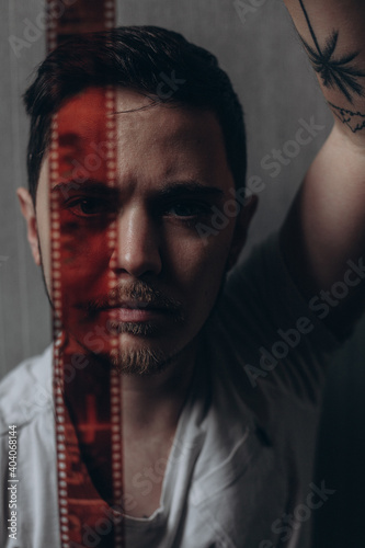 person with film