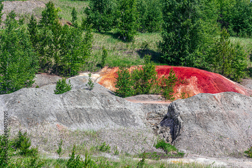 Fotografie Landscape like a planet Mars surface