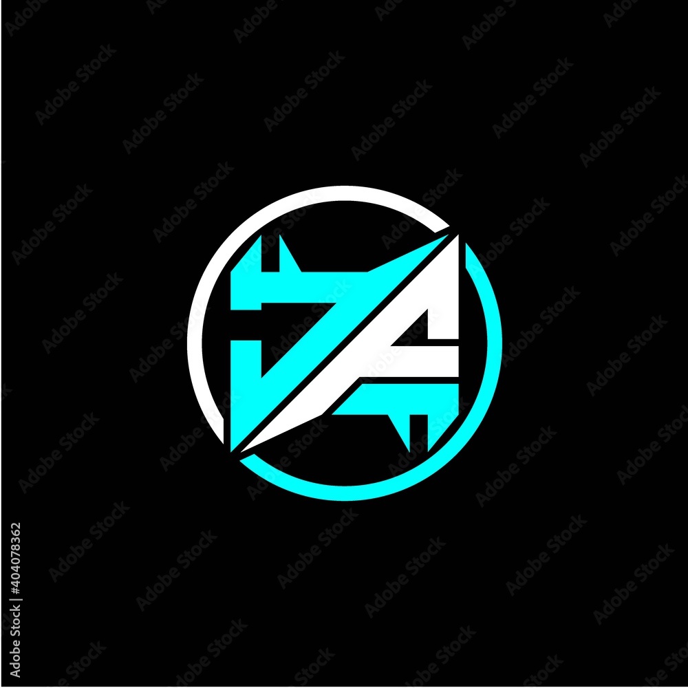 Modern minimalist design with the initials letter J F square and rings around it. Modern minimalist design with the initials letter J F square and rings around it.