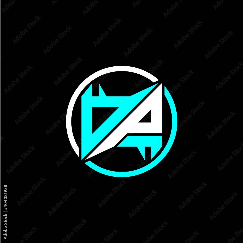 Modern minimalist design with the initials letter O P square and rings around it. Modern minimalist design with the initials letter O P square and rings around it.