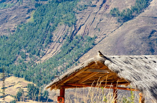 city of pisac in peru photo