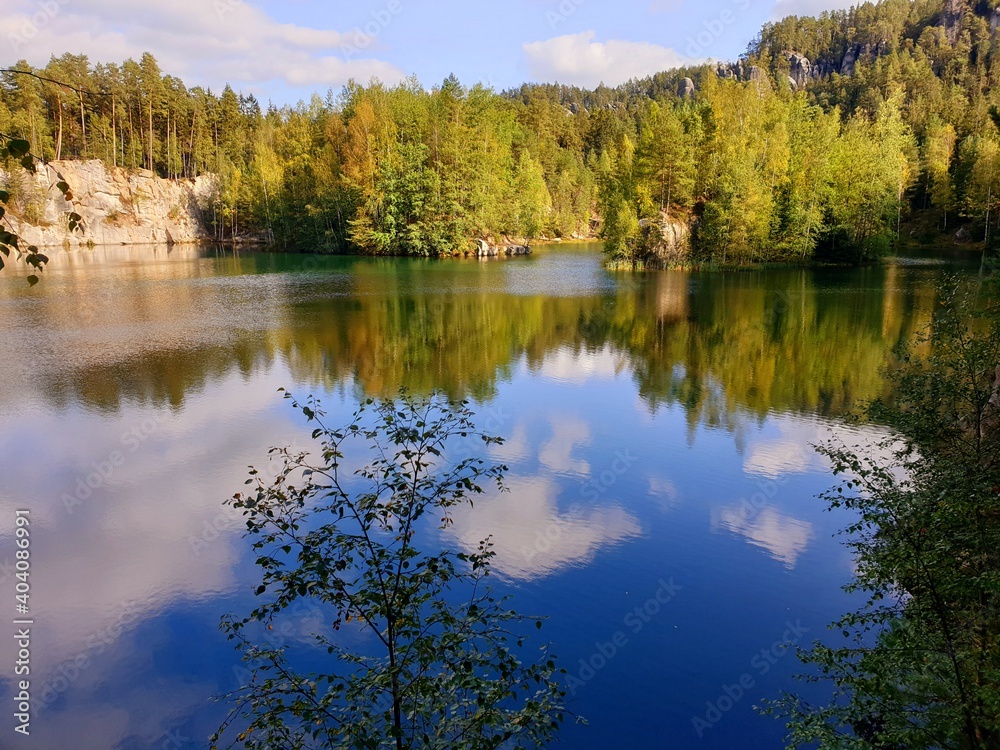 Obraz premium See im Herbst