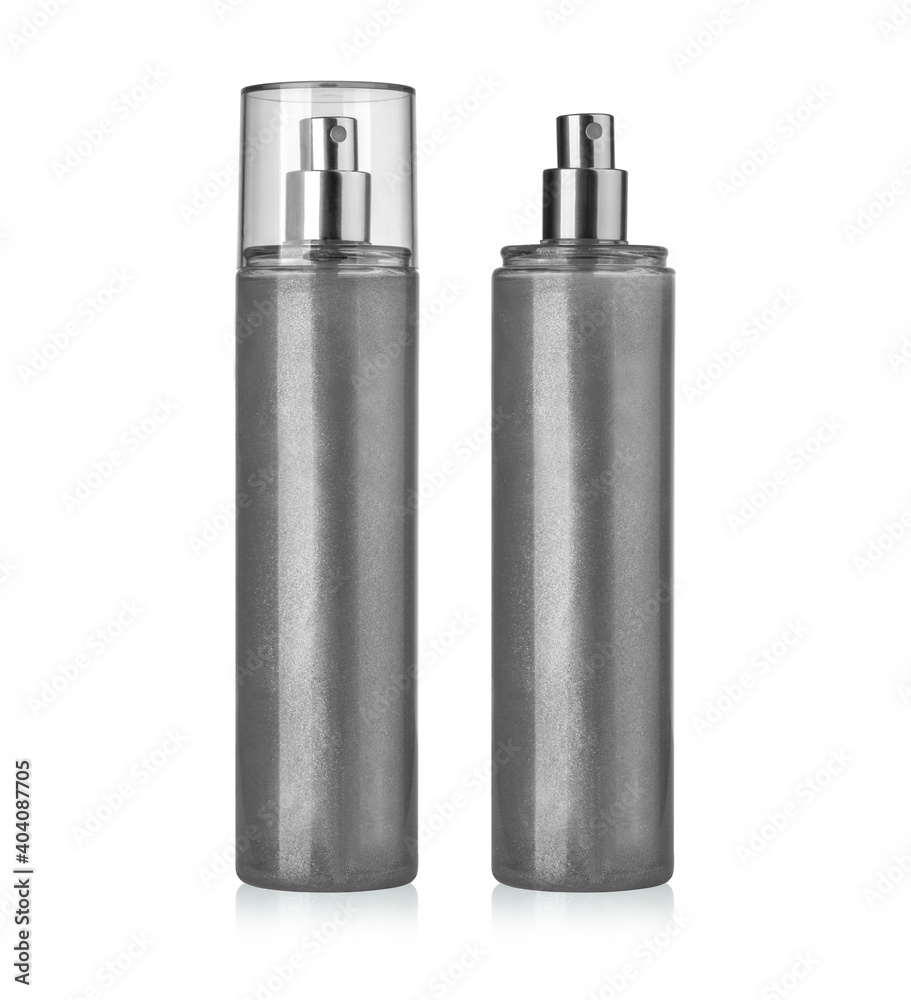 Blank spray can template with transparent cap Blank spray can template with transparent cap