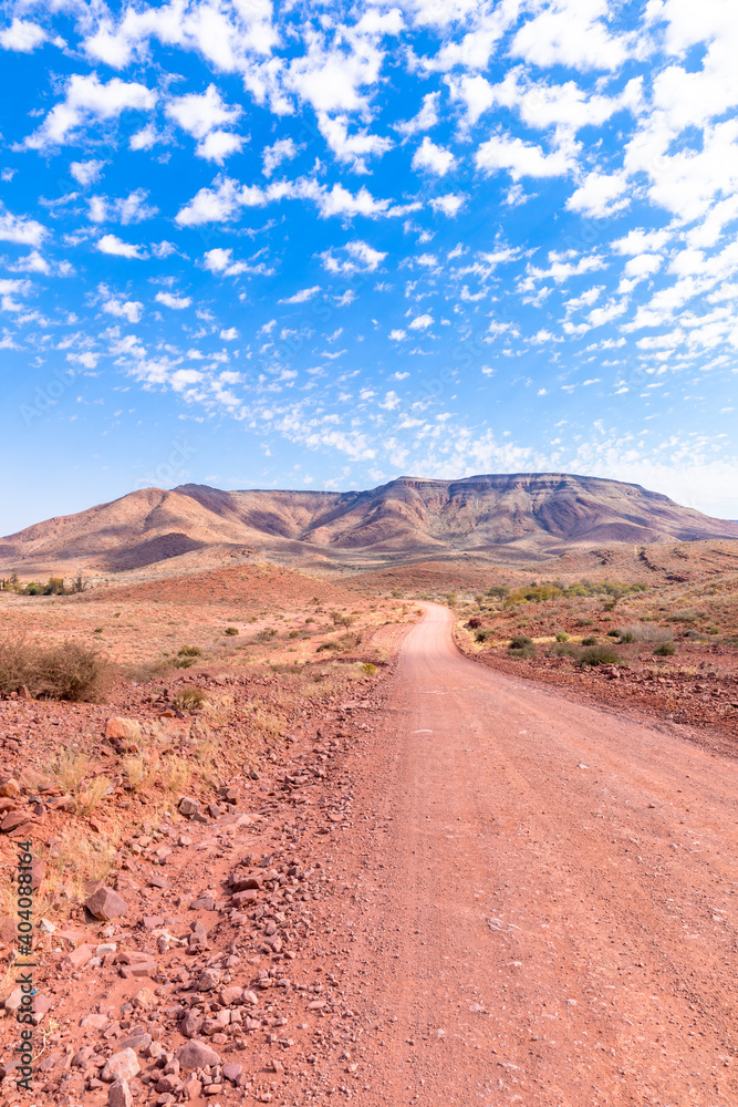 Namibia, Hardap region, Namib Desert East of the Namib Naukluft National Park towards Sossusvlei, Zaris pass.