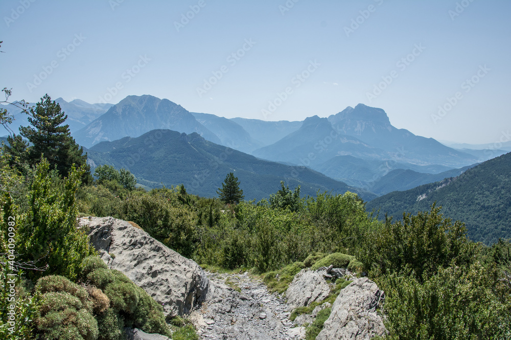 Obraz premium Garganta de Escuaín en el Pirineo Aragonés.