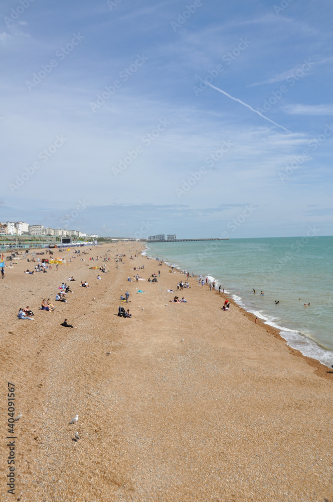 beach and sea in Brighton