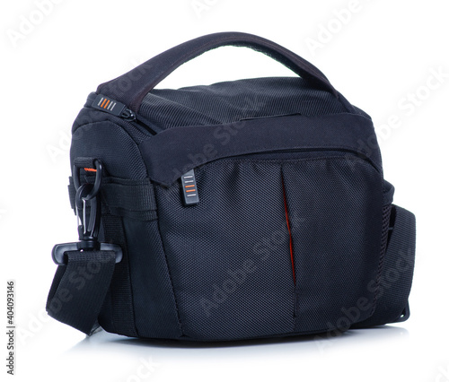 Bag for the camera on white background isolation