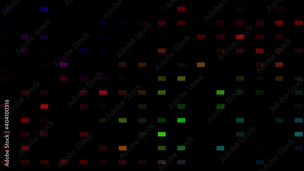 Colorful backgrounds flashing rectangles