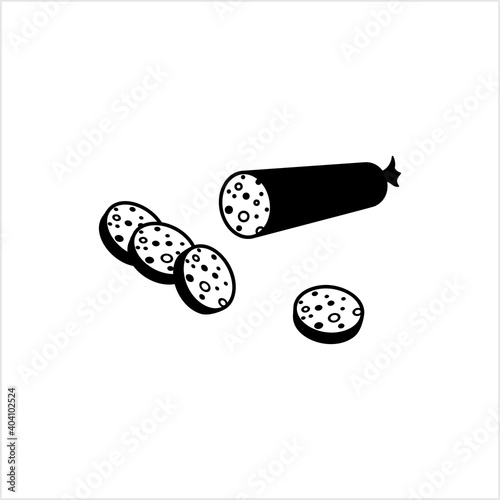 Salami Icon, Fermented And Air-Dried Meat Cured Sausage