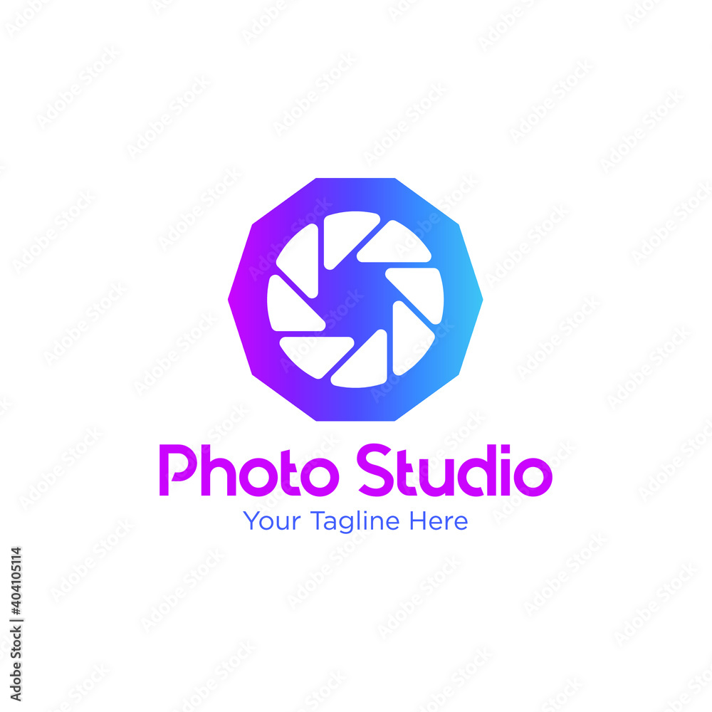 Camera shutter logo. Camera Photography Logo Icon Design Vector Camera shutter logo. Camera Photography Logo Icon Design Vector