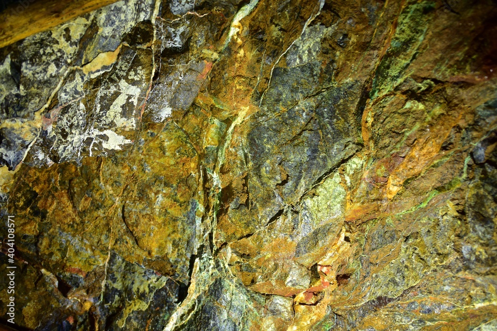 Dawna kopalnia rud niklu w Szklarach na Dolnym Śląsku, Polska 