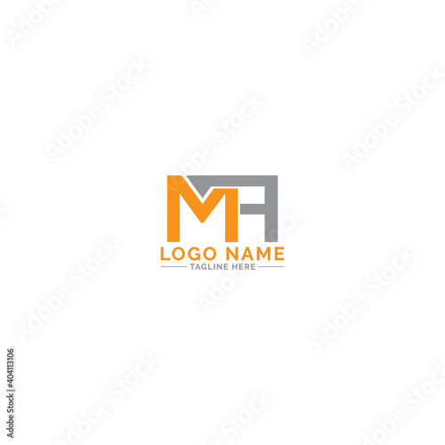 MF logo design vector template 