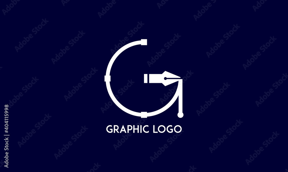 G Letter GRAPHICS DESIGN Pentool LOGO G Letter GRAPHICS DESIGN Pentool LOGO
