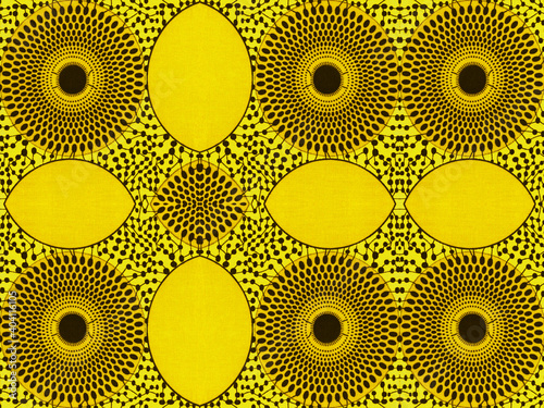 Colorful African fabric – Seamless pattern
