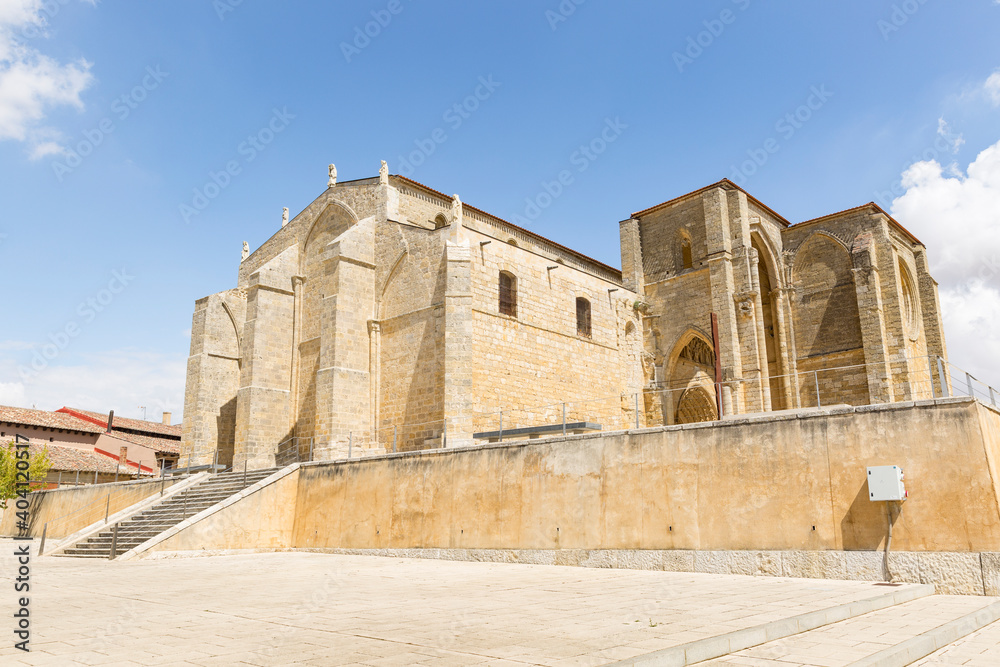 Church of Santa Maria la Blanca (Santa Maria de Lito) in Villalcazar de Sirga, province of Palencia, Castile and Leon, Spain