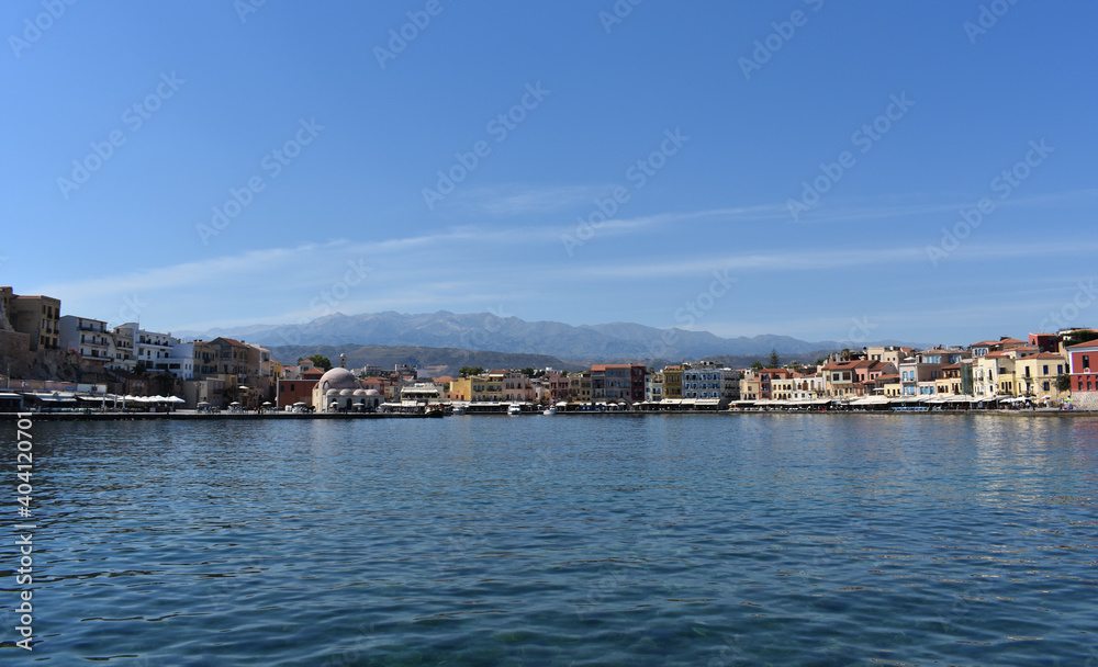 greek city from the sea