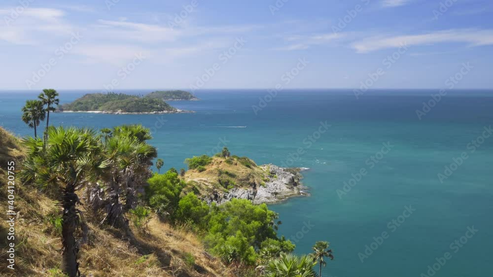 Beautiful Laem Promthep Cape in Phuket, famous view point scenic area for watching sunset Beautiful Laem Promthep Cape in Phuket, famous view point scenic area for watching sunset