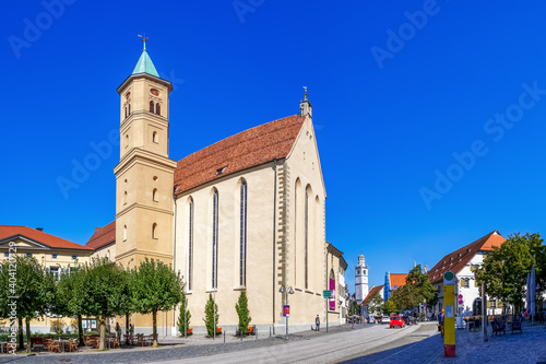 Stadtkirche, Ravensburg, Baden-Württemberg, Deutschland 