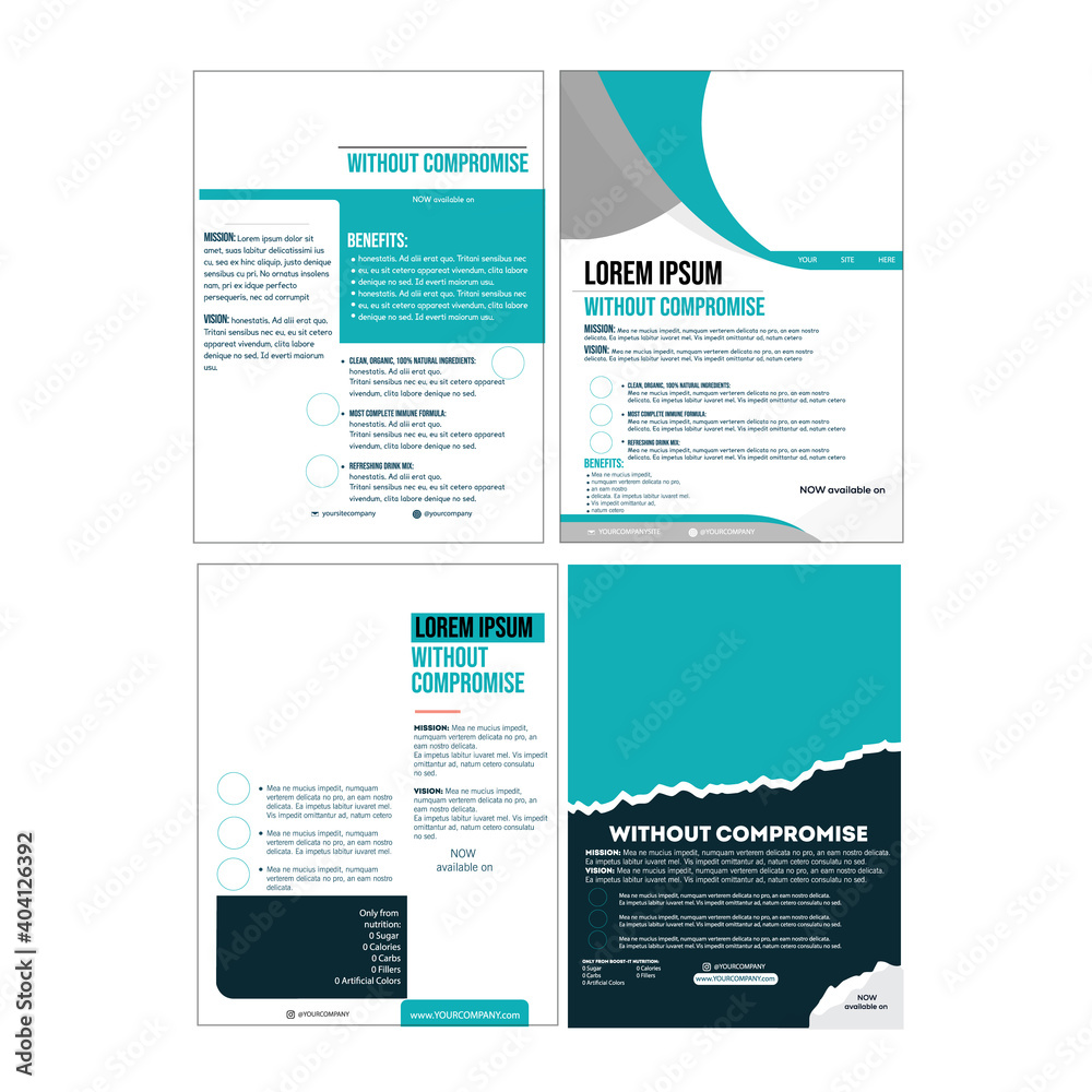 Brochure template flyer background for business design Brochure template flyer background for business design