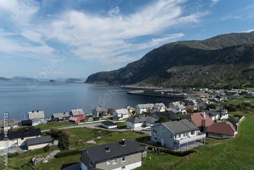 View of Ålesund from Godøya island photo