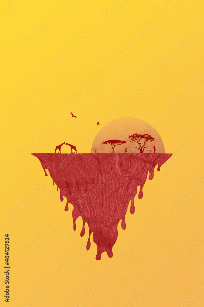 Minimal landscape – Giraffe habitat