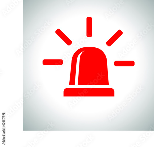 siren vector icon for web