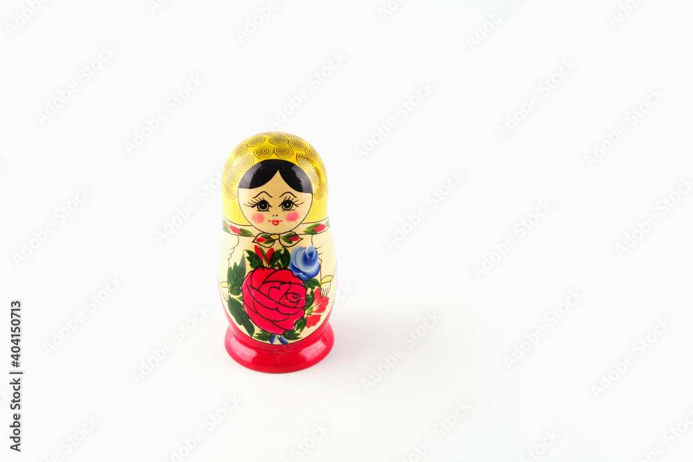 painted wooden nesting dolls from Russia