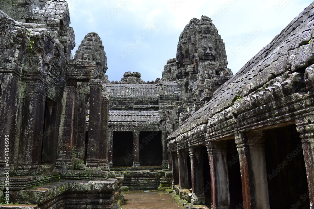 Ancient ruins of the City Angkor Wat in Cambodia travel experience