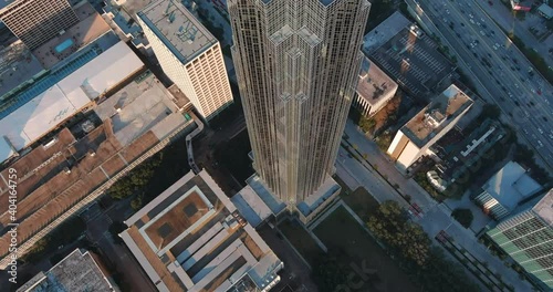 4k Aerial of the Galleria area in Houston, Texas