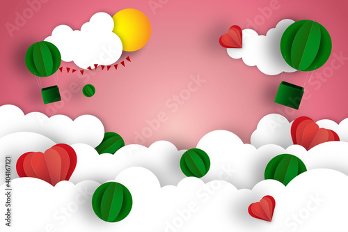 Circle green aerostat
