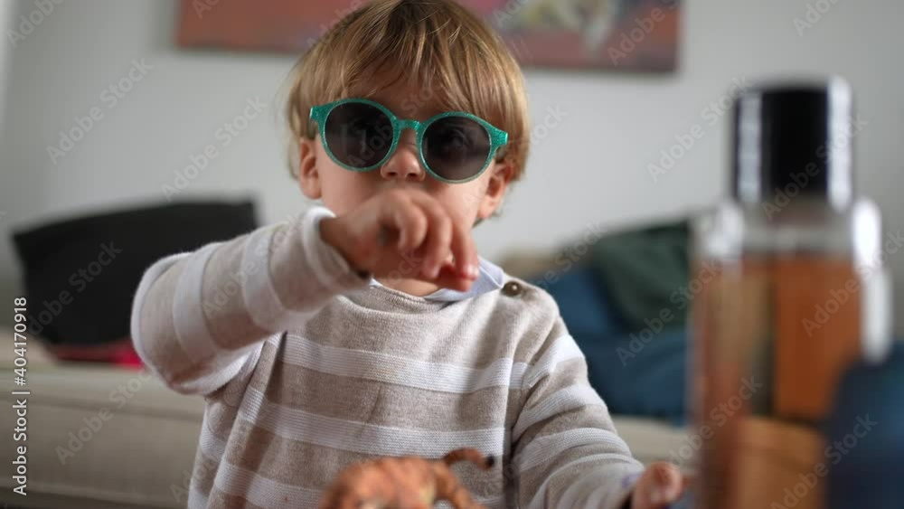 Cool baby toddler wearing sunglasses Cool baby toddler wearing sunglasses