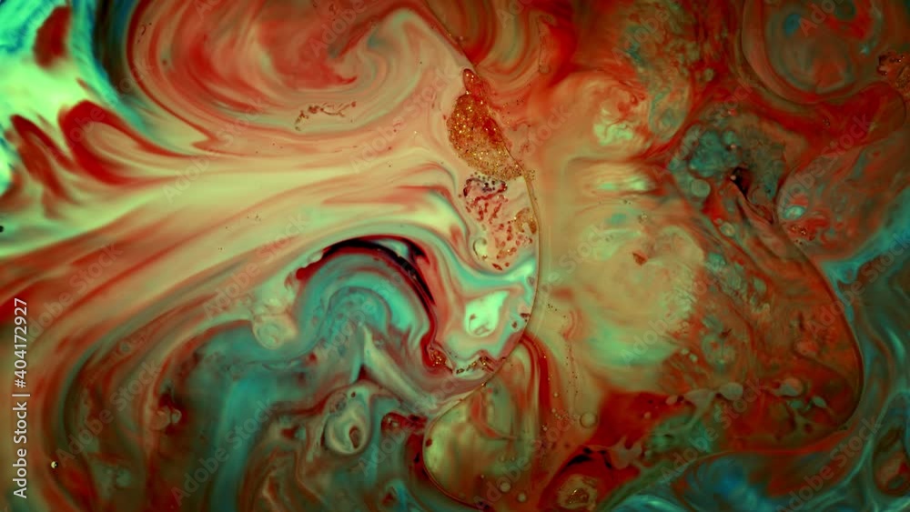 Abstract Colorful Ink Spread Art Abstract Colorful Ink Spread Art