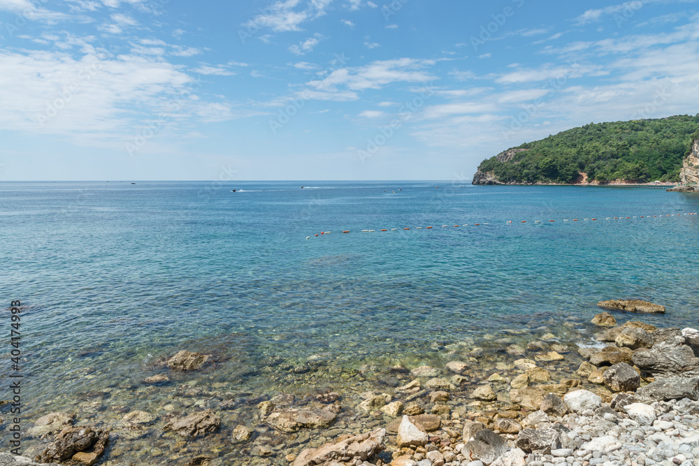 Rocky Adriatic sea coast near Budva, Montenegro Rocky Adriatic sea coast near Budva, Montenegro