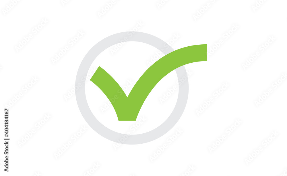 Tick check mark vector icon. Green approval symbol. Tick check mark vector icon. Green approval symbol.