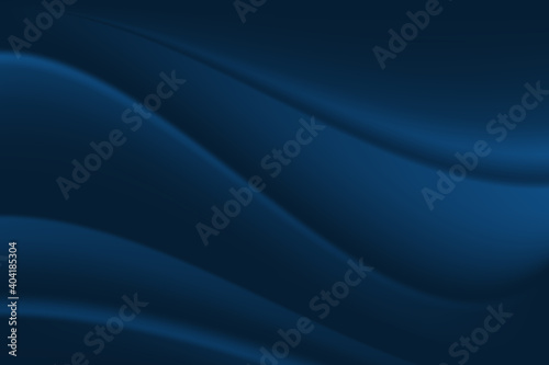abstract wavy luxury dark blue. cloth texture wave shadow soft crumpled fabric background. illustration vector