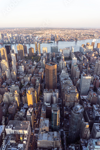 Stunning city view of New York city