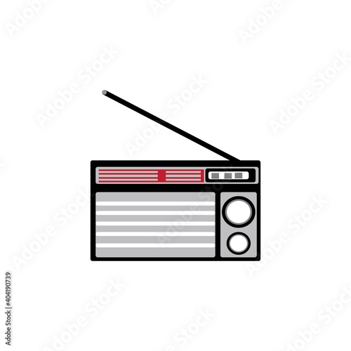 old radio vector design