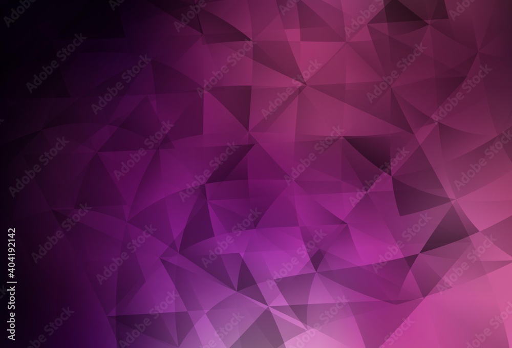 Dark Purple, Pink vector layout with lines, triangles. Dark Purple, Pink vector layout with lines, triangles.