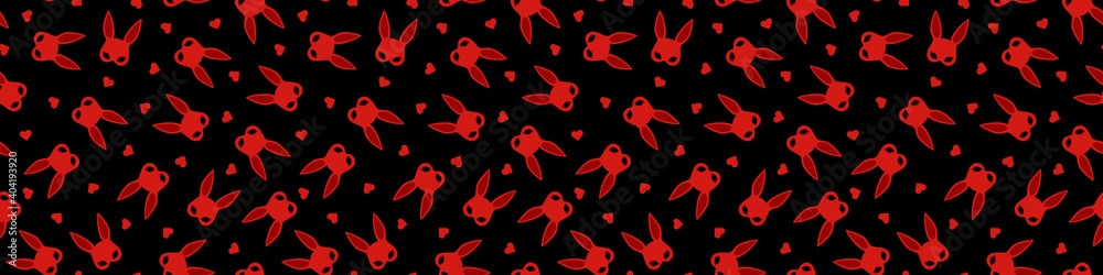 bdsm rabbit mask pattern.Seamless background - mask rabbit.vulgar mask pattern,vulgar print.sexy bunny print. vulgar pattern. bdsm pattern or print for wrapping paper, postcard, sex shop products,gds.