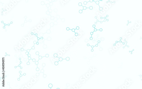 Light Blue, Green vector texture with artificial intelligence concept.