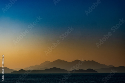 Lantau Island during the sunset © Danil Rogulin