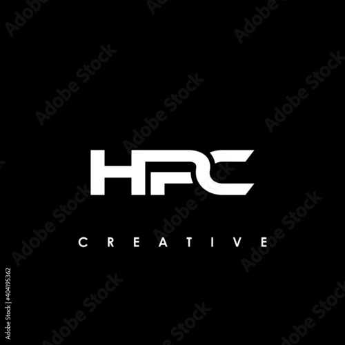 HPC Letter Initial Logo Design Template Vector Illustration photo