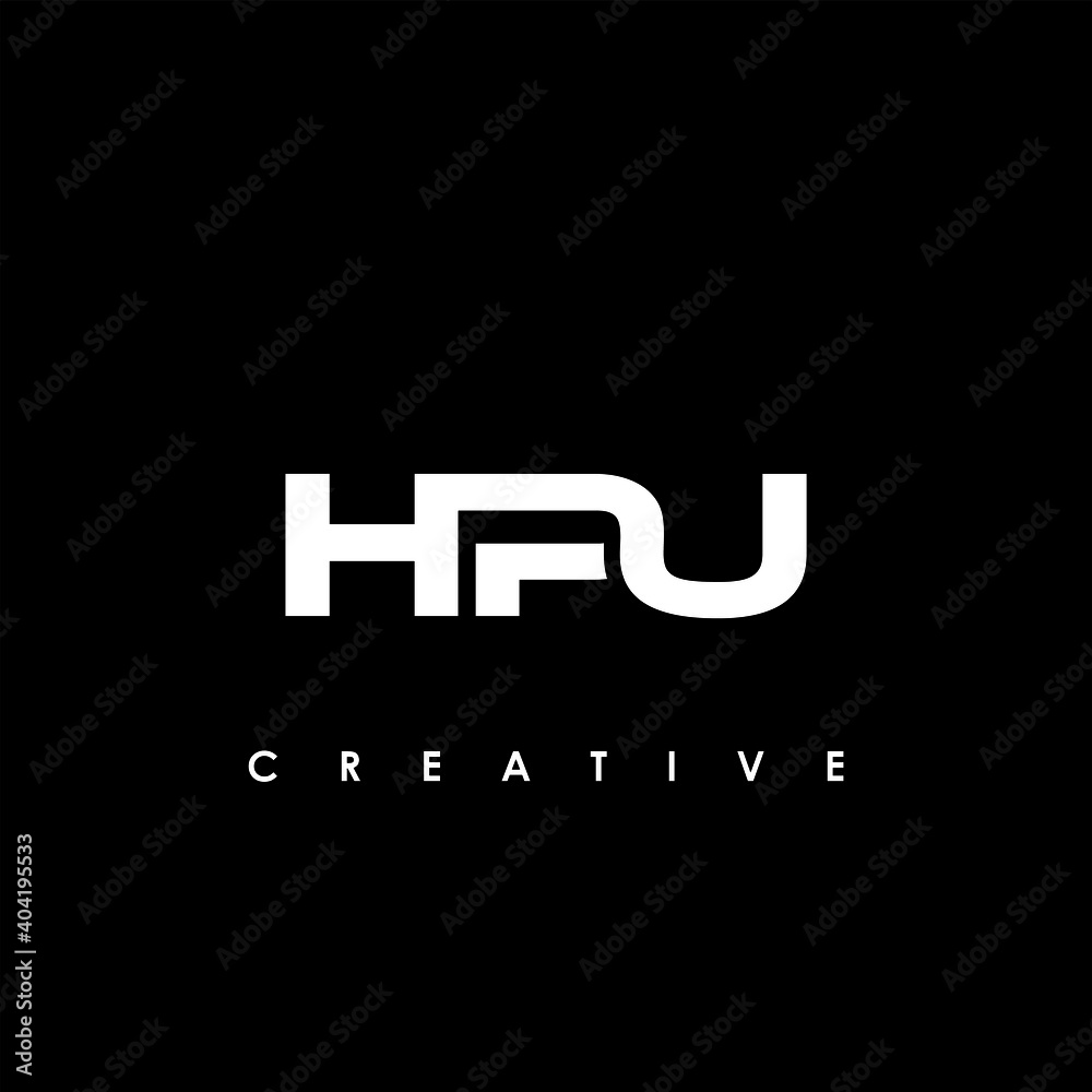 HPU Letter Initial Logo Design Template Vector Illustration HPU Letter Initial Logo Design Template Vector Illustration