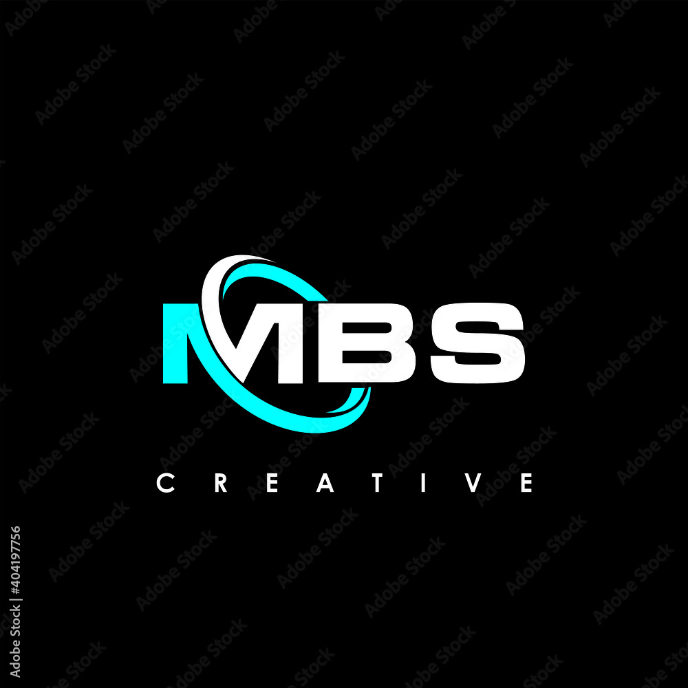 MBS Letter Initial Logo Design Template Vector Illustration MBS Letter Initial Logo Design Template Vector Illustration