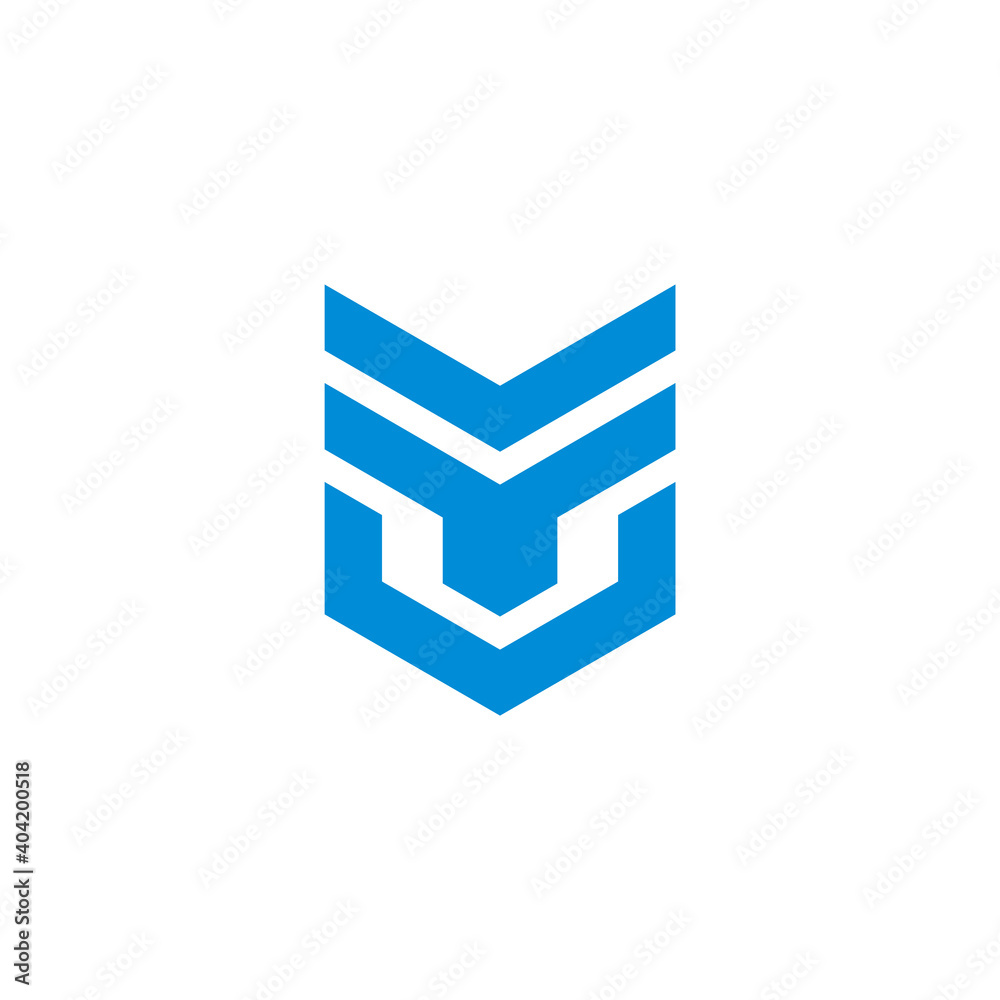 abstract letter tv simple geometric badge logo vector - obrazy, fototapety, plakaty 
