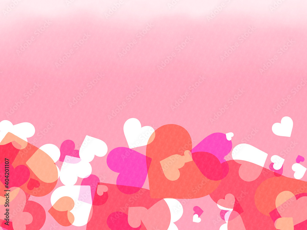 A cute and POP heart background that can also be used as a headline
