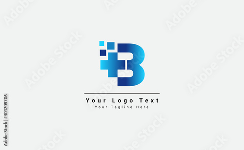 letter B medical logo illustration. Modern Vector Logo Letter B. B Medical Doctor Letter Design Vector. B cross plus hospital medical logo design © Atiq