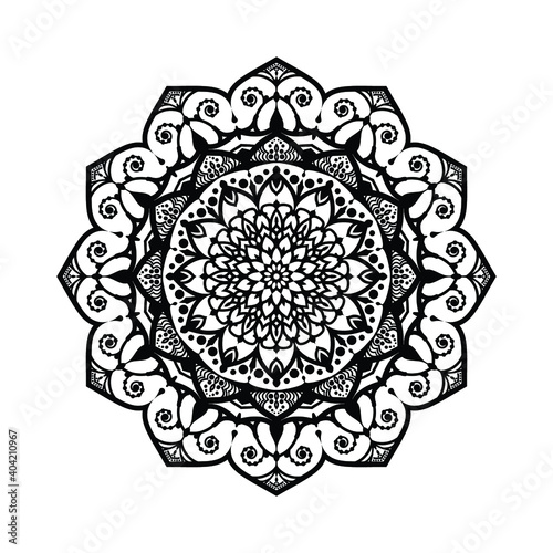 Luxury ornamental mandala background design with golden arabesque and floral corner frame Arabic islamic east style