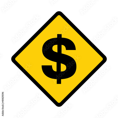 Dollar money symbol, business cash icon, save currency bank sign, vector illustration isolated background